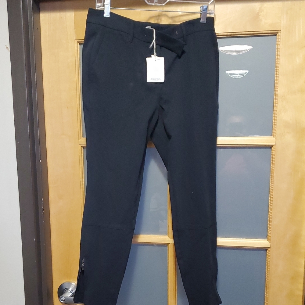 Brunello Cucinelli Black Dress Pants Straight Leg